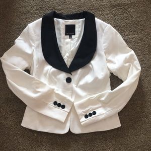 The Limited size 2 black and white blazer